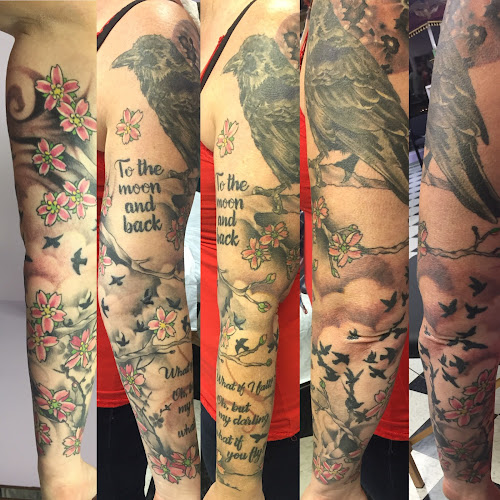 Work by Tribute to Heritage Collective Tattoo Parlor