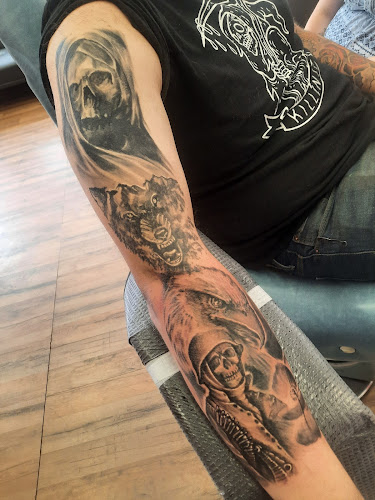 Work by Doodle Pad Tattooing
