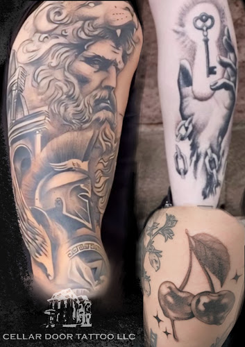 Work by Cellar Door Tattoo LLC