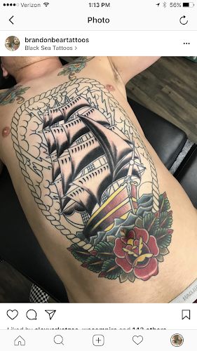 Work by Black Sea Tattoo
