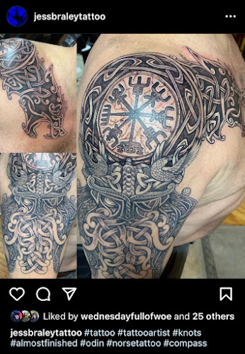 Work by The Grey Witches’ Gallery and Tattoo
