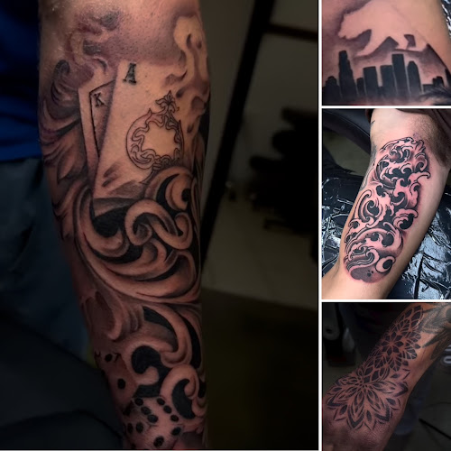 Work by Weatherford Tattoo Co.