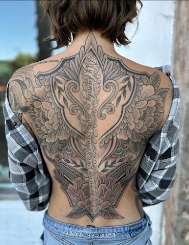 Work by Rare Hearts Tattoo Club